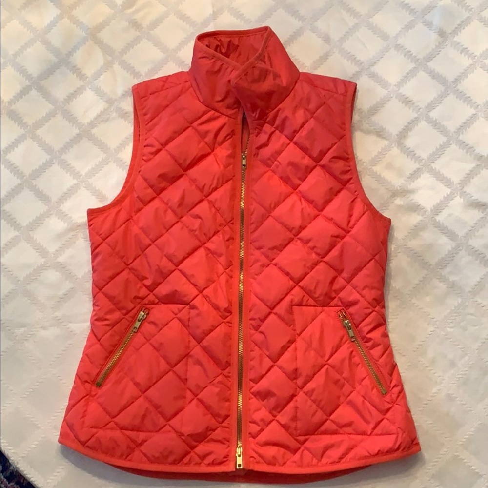 Quilted Pink Puffer Vest